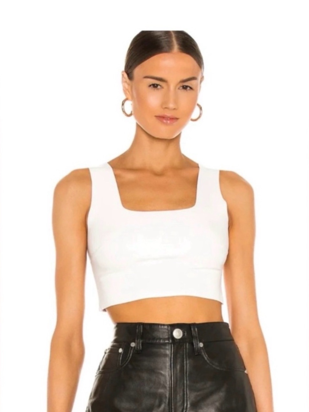 Commando SAMPLE Faux Leather Crop Tank